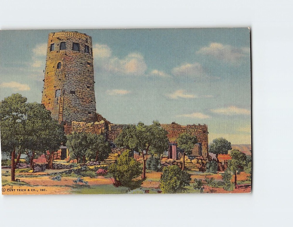 Postcard Watchtower, Desert View, Grand Canyon National Park, Arizona