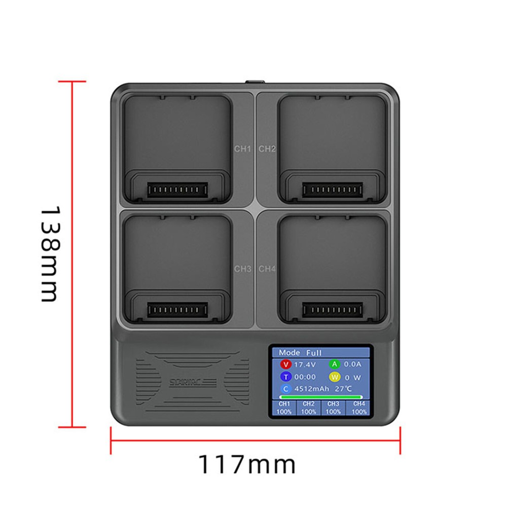 Charge Manager with Screen Accessories Part for DJI Mavic 3/Mavic 3Pro/Classic