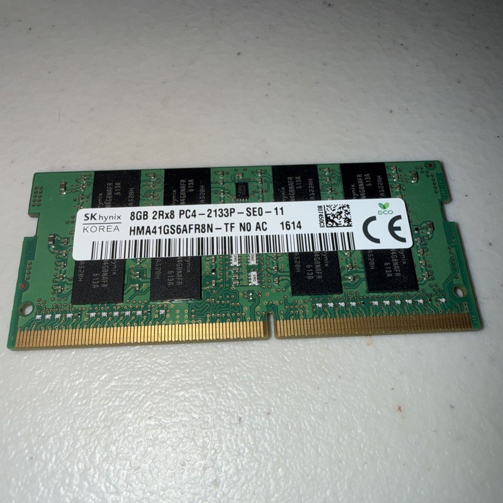 SK Hynix 8GB 2Rx8 DDR4 PC4-2133P SODIMM HMA41GS6AFR8N-TF Laptop RAM Memory