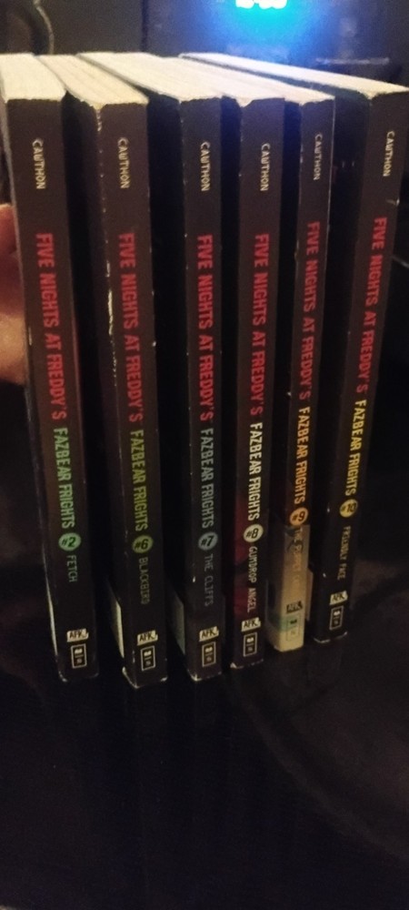 Set of 6 Five Nights at Freddy's: Fazbear  Frights #2 #6-#10 by Scott Cawthon,