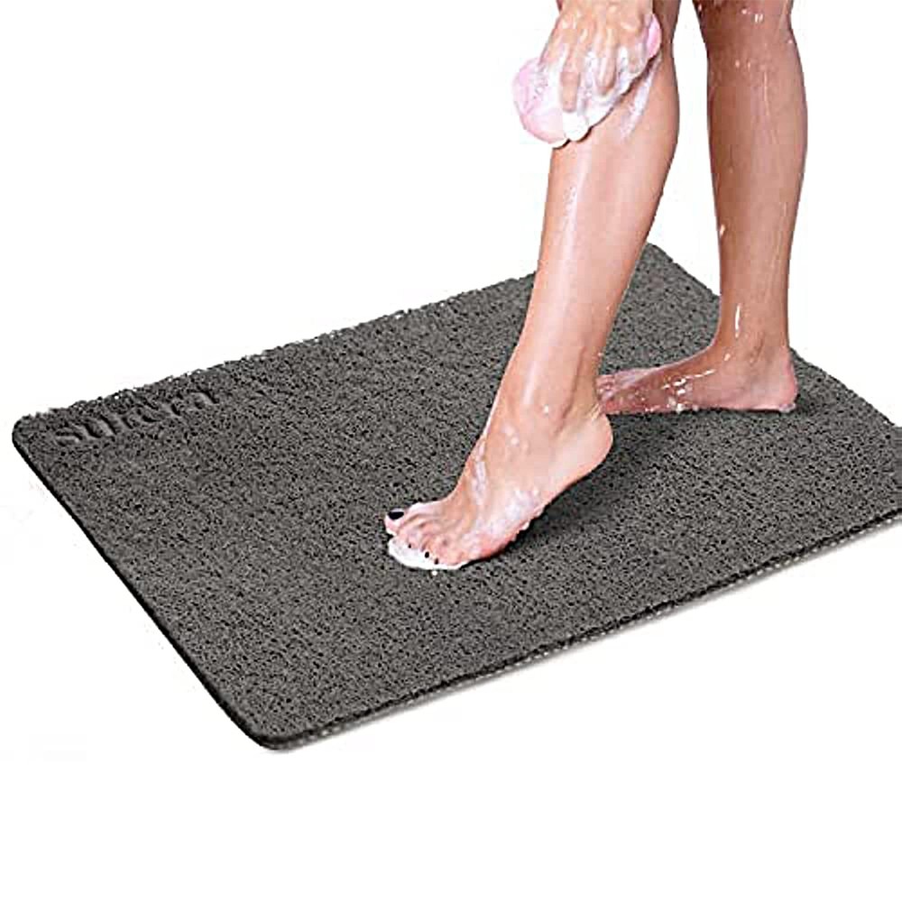 Non-Slip Rubber Bathtub Mat 23.6x17.5 Inch Slide Guard Bath Mat for Wet Floors