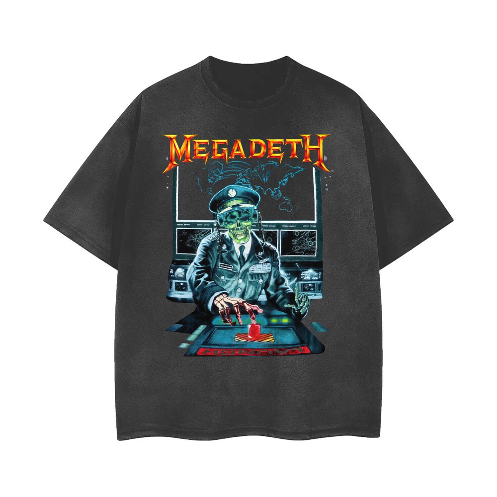 Vintage Acid Washed Ripped Rock Band Tee - Distressed Unisex T-Shirt 101289