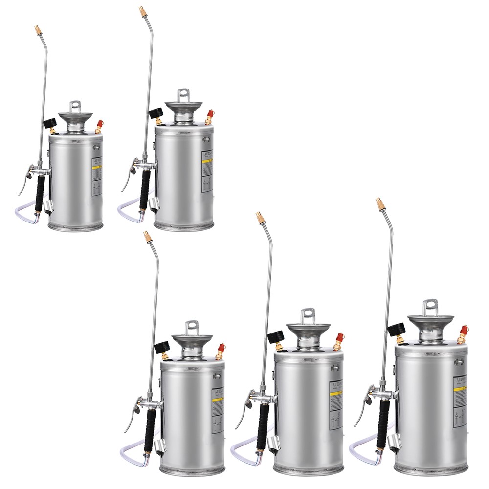 Garden Pump Sprayer Tank Stainless Steel Gallon Pump Spray Yard Sprayer