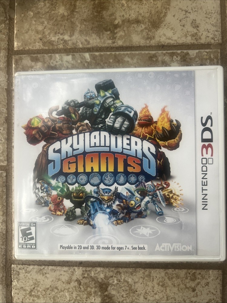 Skylanders Giants ~ Nintendo 3DS ~ Game / Case / Instruction booklet - Tested!