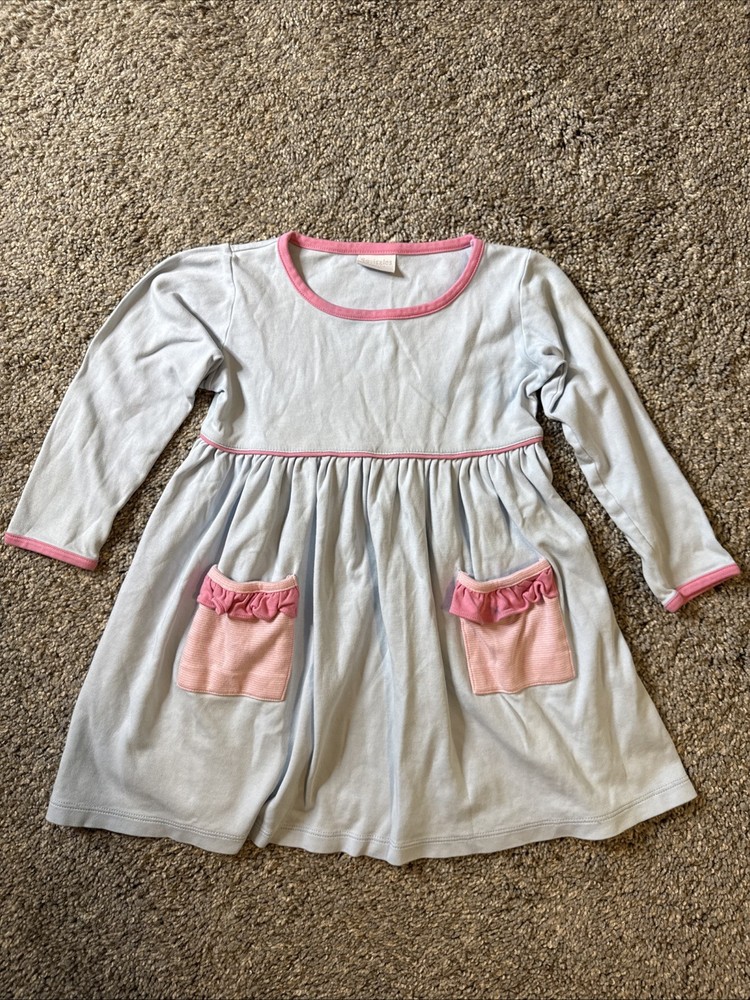 Squiggles By Charlie Girl’s Dress Blue Long Sleeve Size 4/5