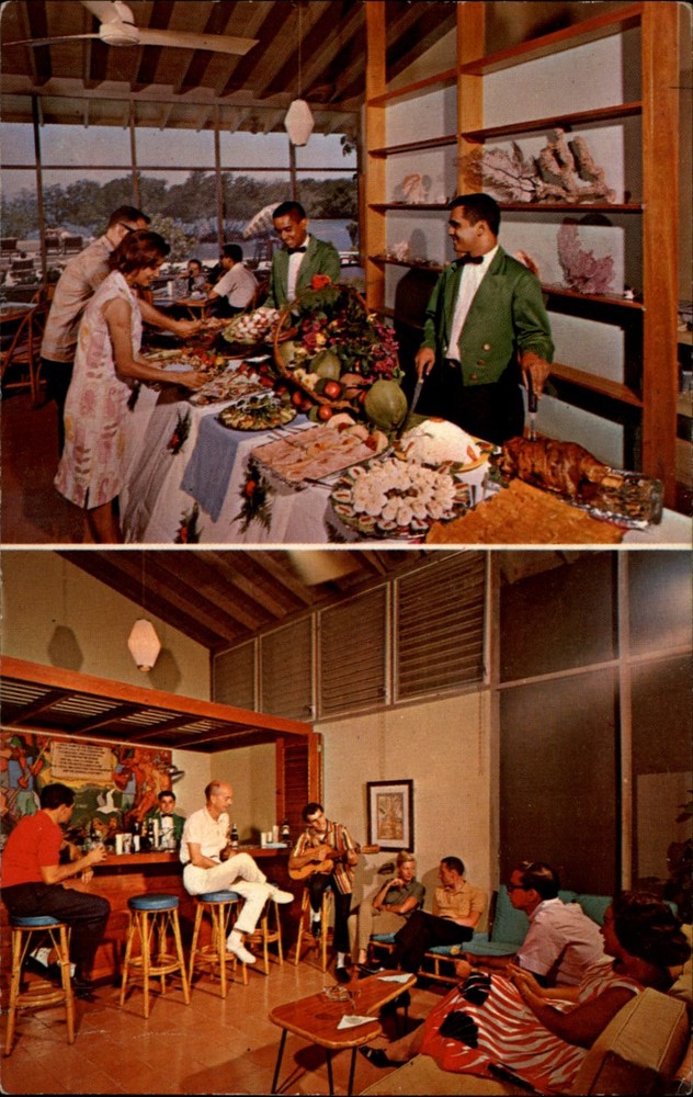 Villa Parguera Hotel La Parguera Puerto Rico vintage postcard d396