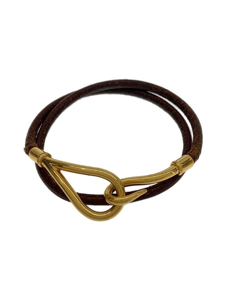 Hermes Leather Beg Bracelet for Women 3207