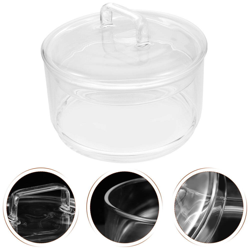 Kitchen Counter Salad Bowl Storage Jar with Lid for Fruits and Veggies