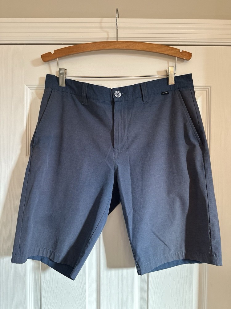 Travis Mathew Mens Sz 36 Blue Tech Performance Stretch Golf Shorts
