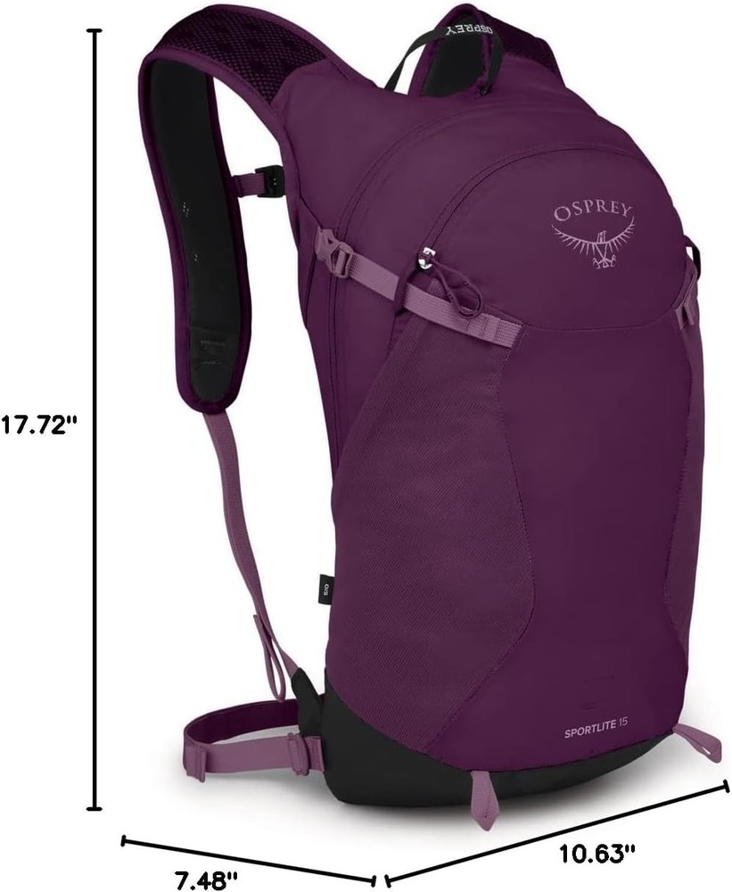 Osprey Sportlite 15L Lightweight Hiking Backpack for Men and Women