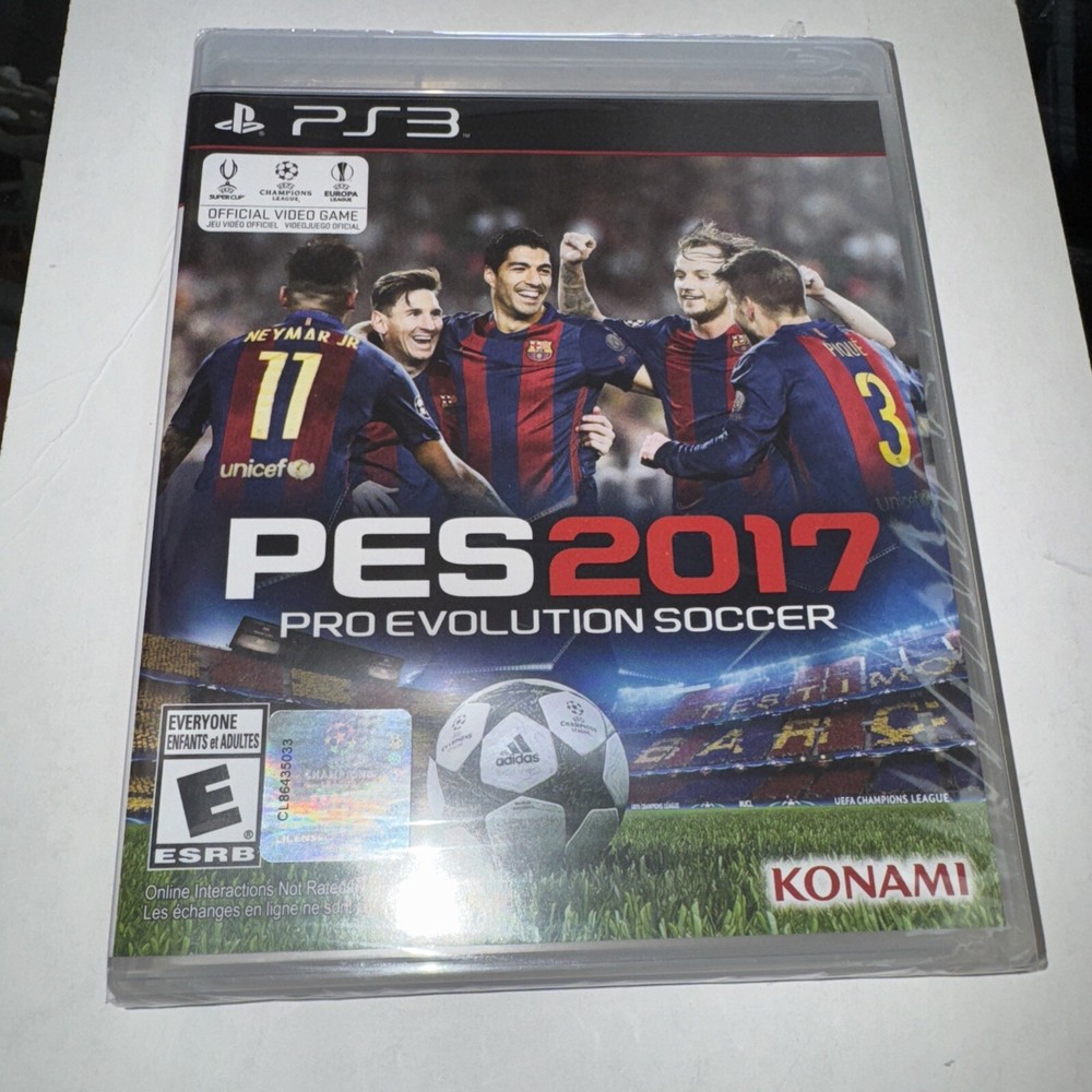 Pro Evolution Soccer 2017 (Sony PlayStation 3, PS3, 2016) - New Sealed PES