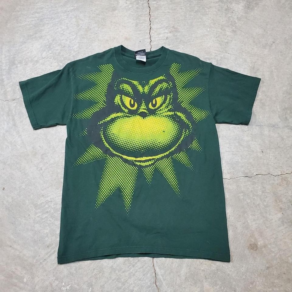 Vintage 2001 Dr. Seuss Grinch How The Grinch Stole Christmas Graphic T-Shirt