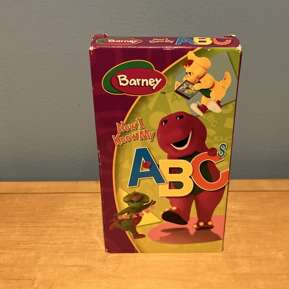 Barney: Now I Know My ABC's VHS NTSC HiT 2004 Children's