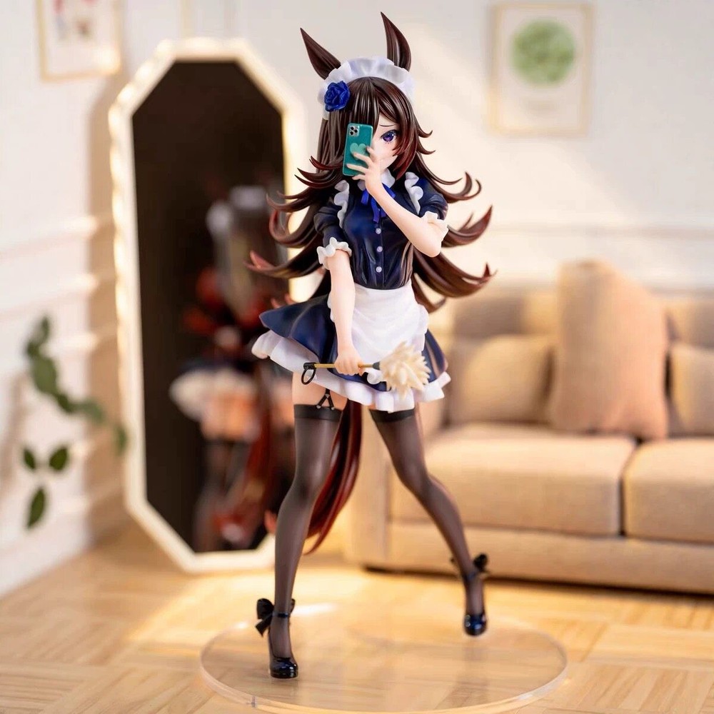 Anime Uma Musume: Pretty Derby 25cm Rice Shower 1/7 Figure Model Doll Toys Gift