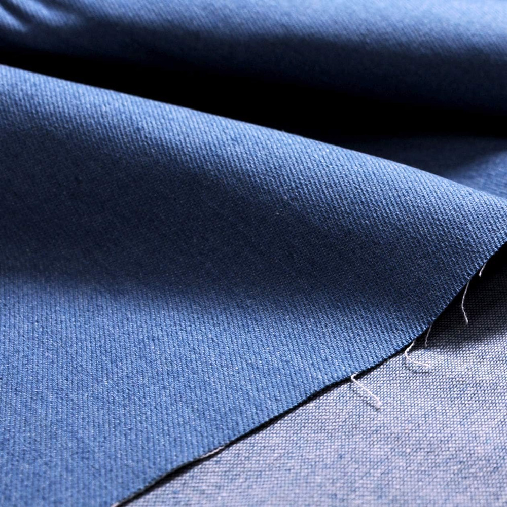 8.5OZ Cotton Durable Denim Fabric 67 Inches Width (Light Blue 1Yard)