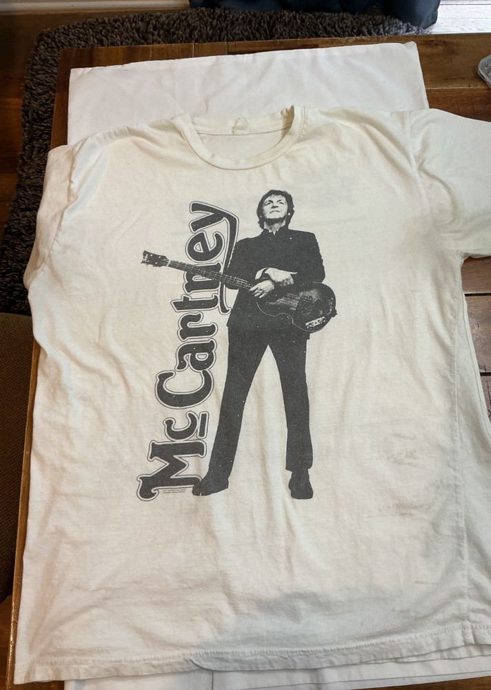 Paul McCartney t shirt vintage, 2011 On the Run Tour - Fair Condition