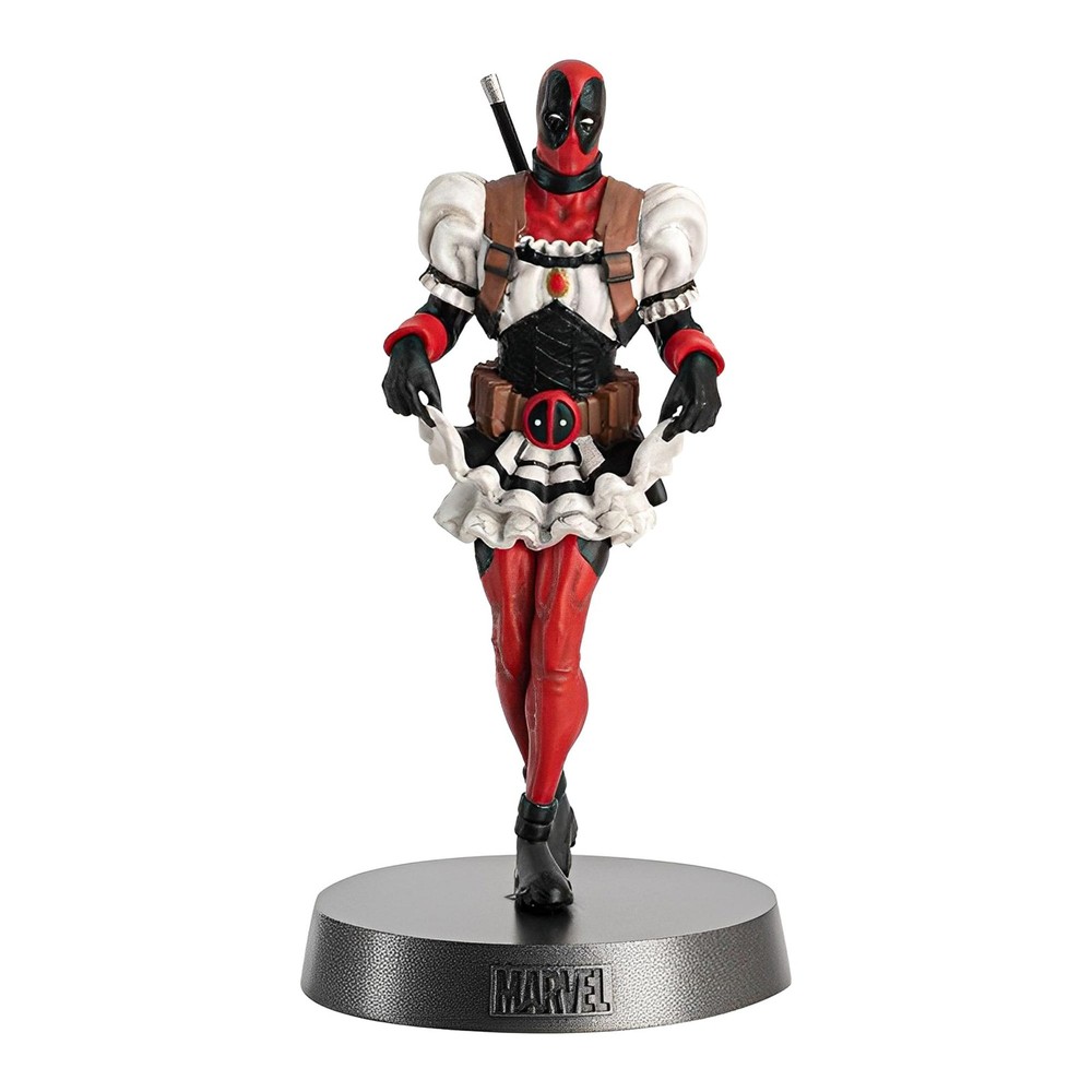 Eaglemoss Marvel Heavyweights 1:18 Metal Statue | French Maid Deadpool