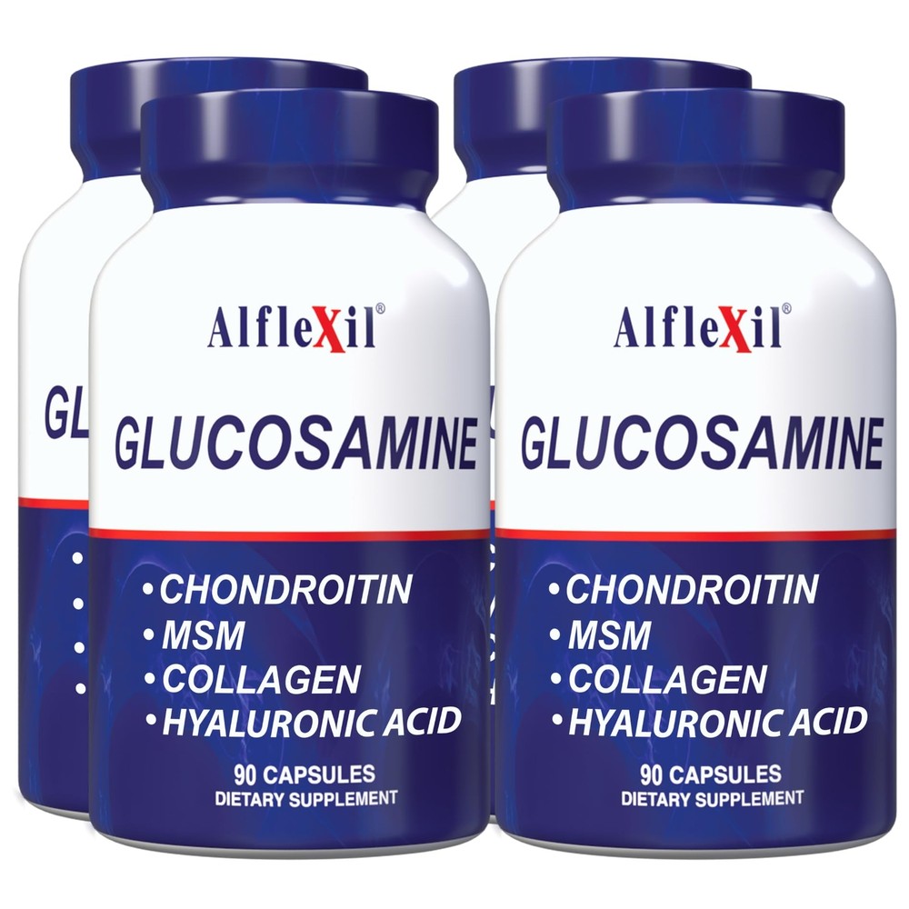 - Glucosamine - Chondroitin - MSM - Collagen Dietary Supplements for Joint Su...