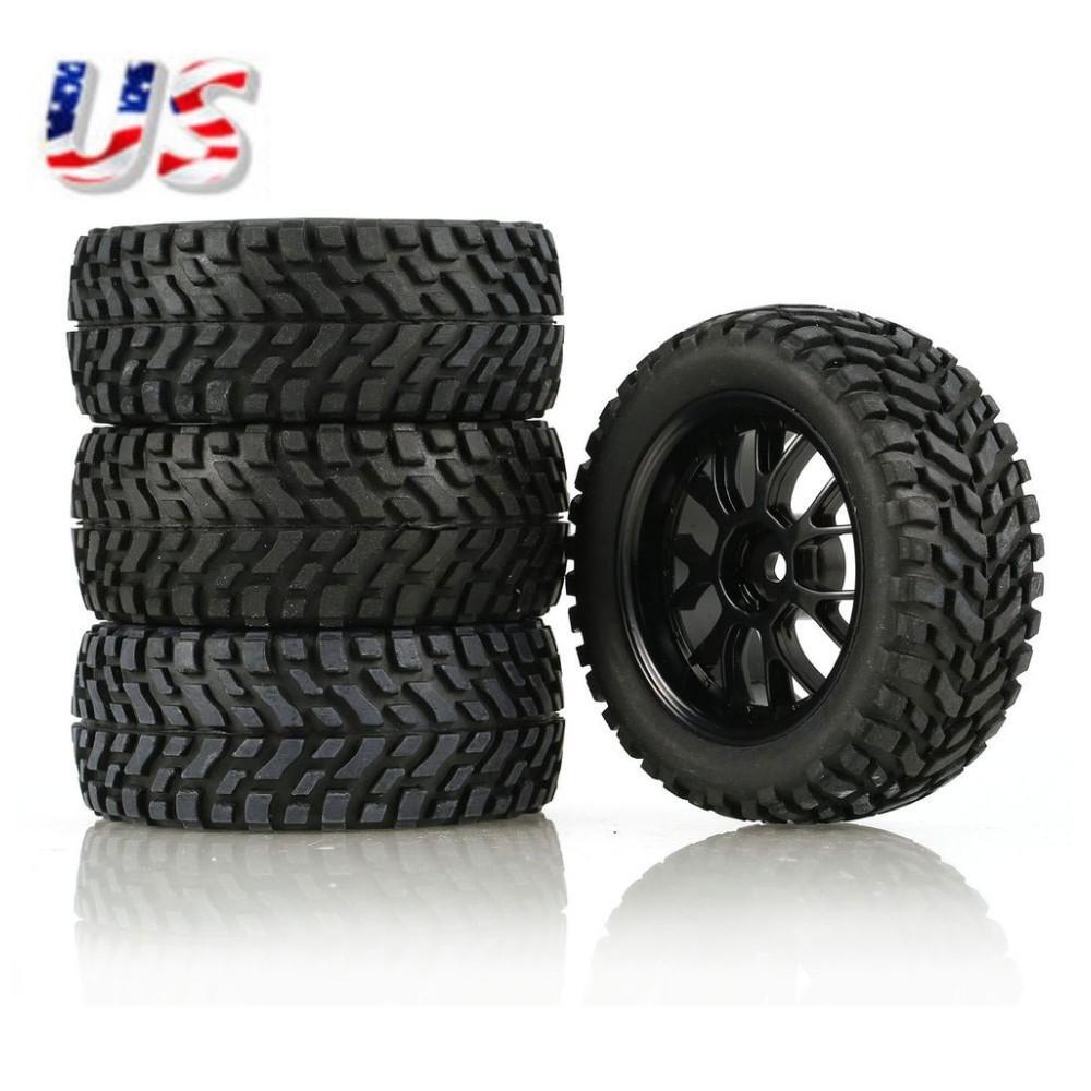 4Pack RC Car Wheel Tires for WLtoys 144001 124018 124019 1/14 1/18 1/16 Scale