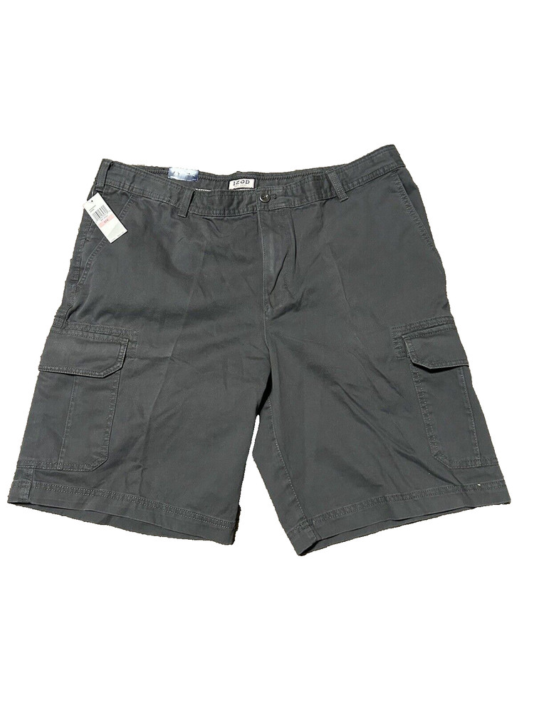 IZOD Shorts Mens Size 40 10.5 Inseam Flat Front Shorts! MEASURMENTS! QUALITY NEW