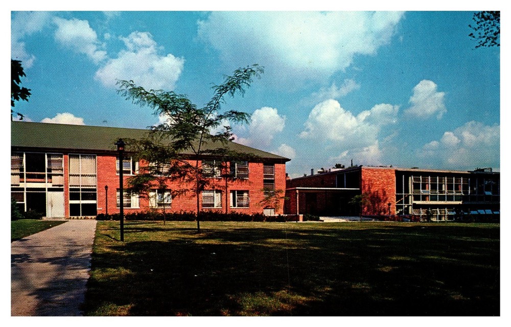 Wilmington OH Ohio Wilmington College Campus Chrome Postcard