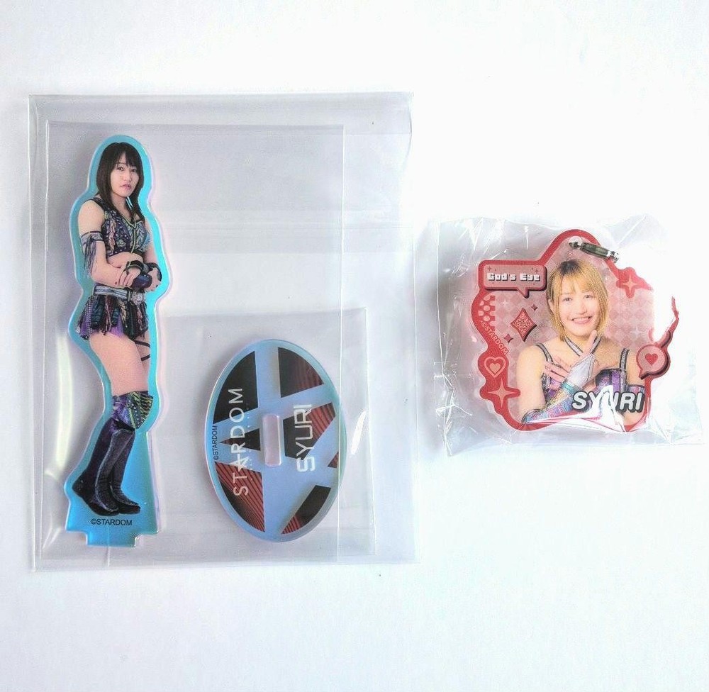 STARDOM Akari Acrylic Stand & Keychain Japan Pro Wrestling New Unused