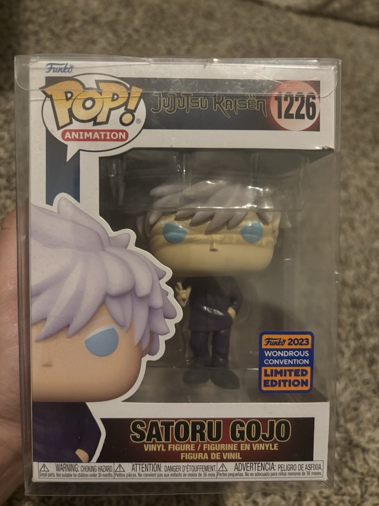 Funko POP! SATORU GOJO - Jujutsu Kaisen  - 1226 - WonderCon Shared - w/protector