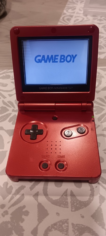 Nintendo Game Boy Advance SP Red Handheld System Console