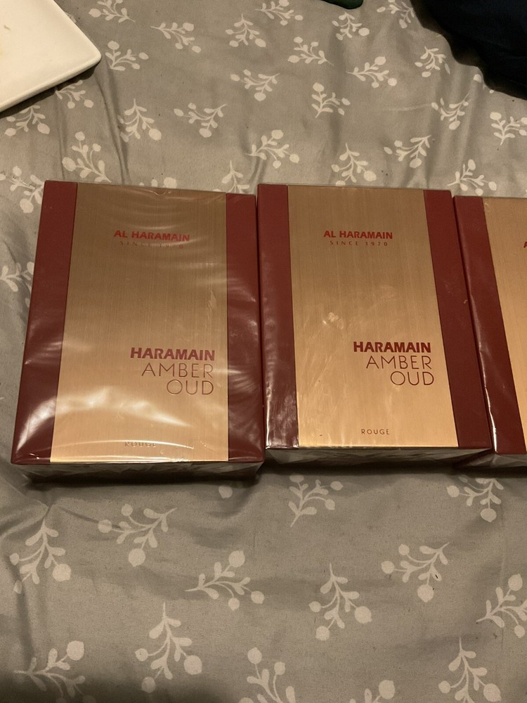 Amber Oud Rouge by Al Haramain Unisex EDP Spray - 2 oz