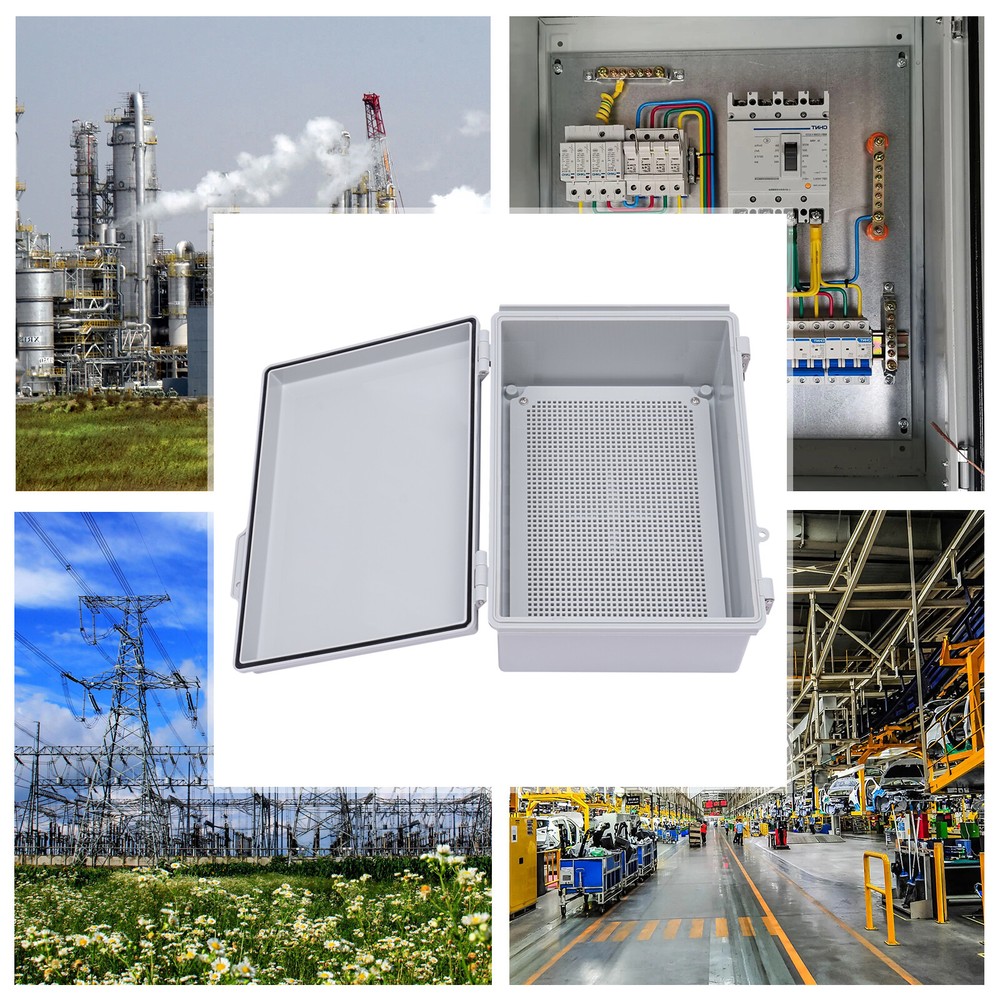 Outdoor Electrical Junction Box Large IP67 Waterproof ABS Plastic Project Case-image