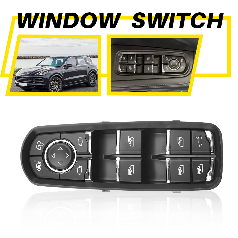 Electric Master Power Window Control Switch For Porsche Panamera Cayenne Macan S