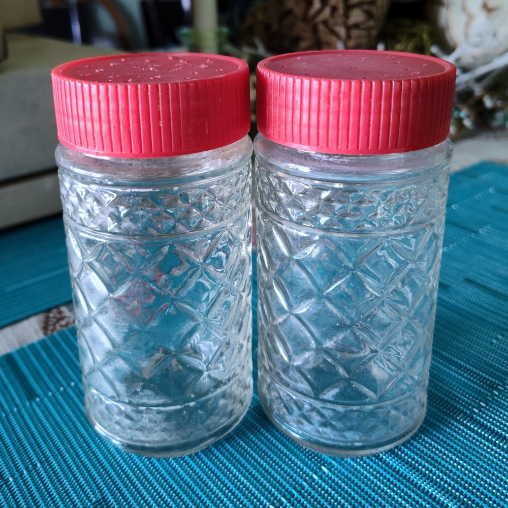 Vintage Anchor Hocking Salt and Pepper Shakers