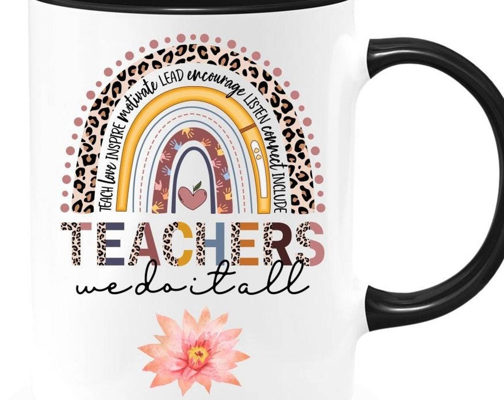 Teacher's Gift Coffee Mug Colourful Gift From Student Or Colleagues End Of Year