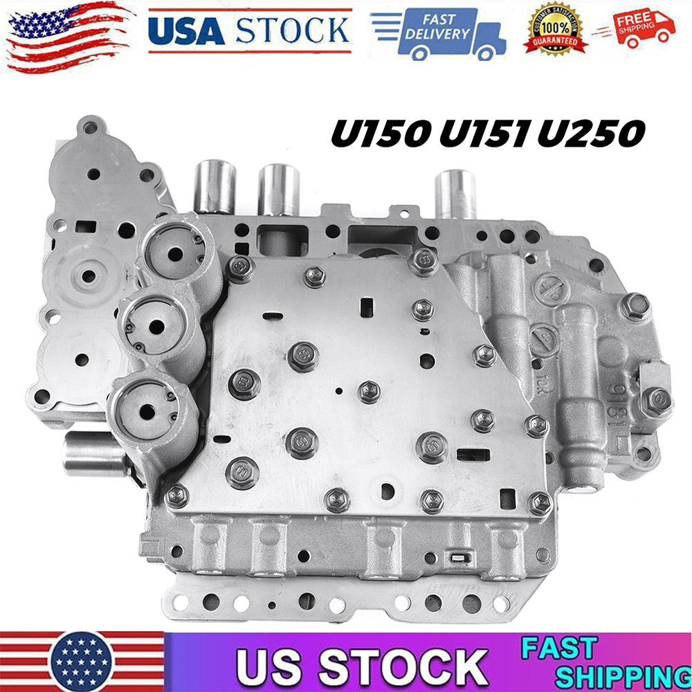 U150 Transmission Valve Body W/ Solenoids For 2004-2014 Toyota Sienna U151 U250