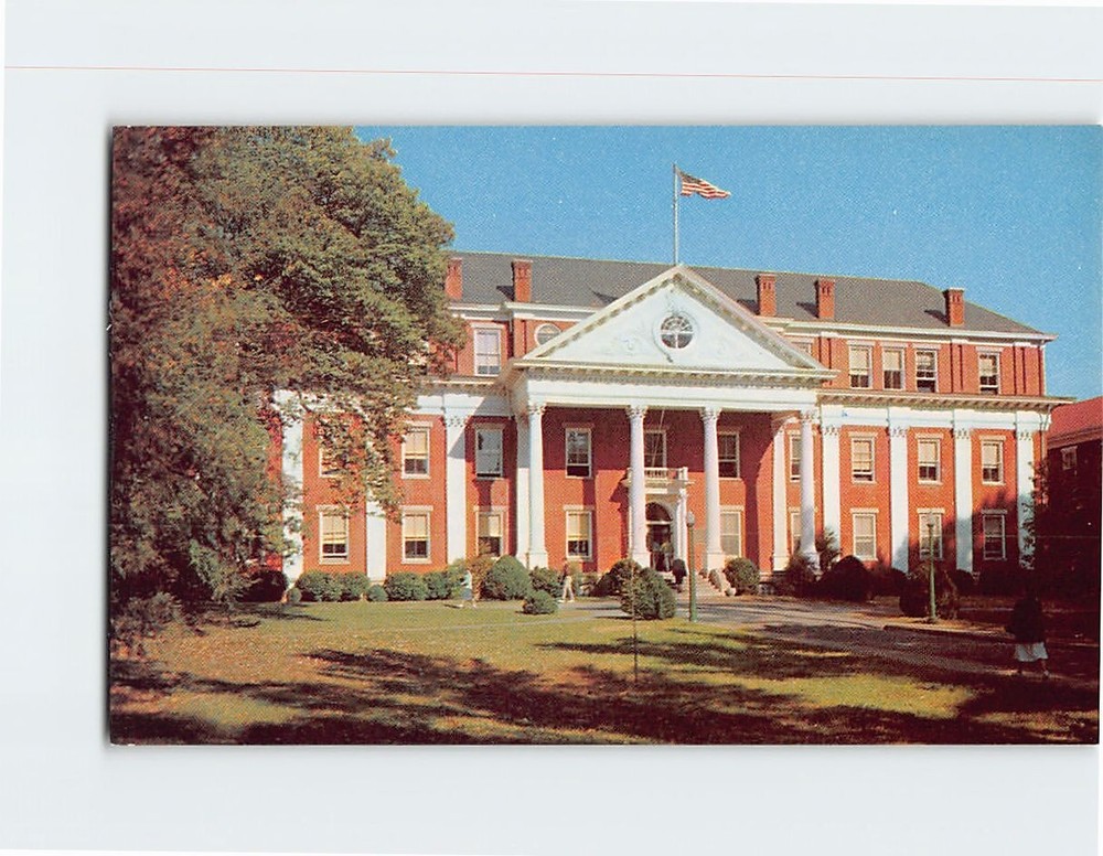 Postcard Administration Building Roanoke College Salem Virginia USA