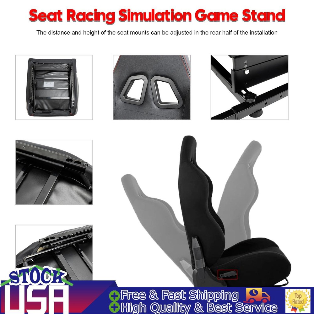 Seat Racing Simulation Game Stand for Fanatec Thrustmaster T300RS TX F458 T500RS