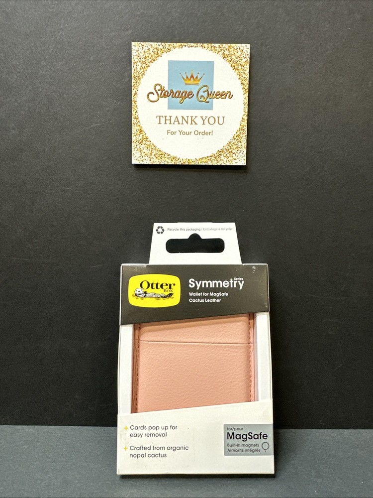 OtterBox Symmetry Series Cactus Leather Wallet with MagSafe - Ballet Blush