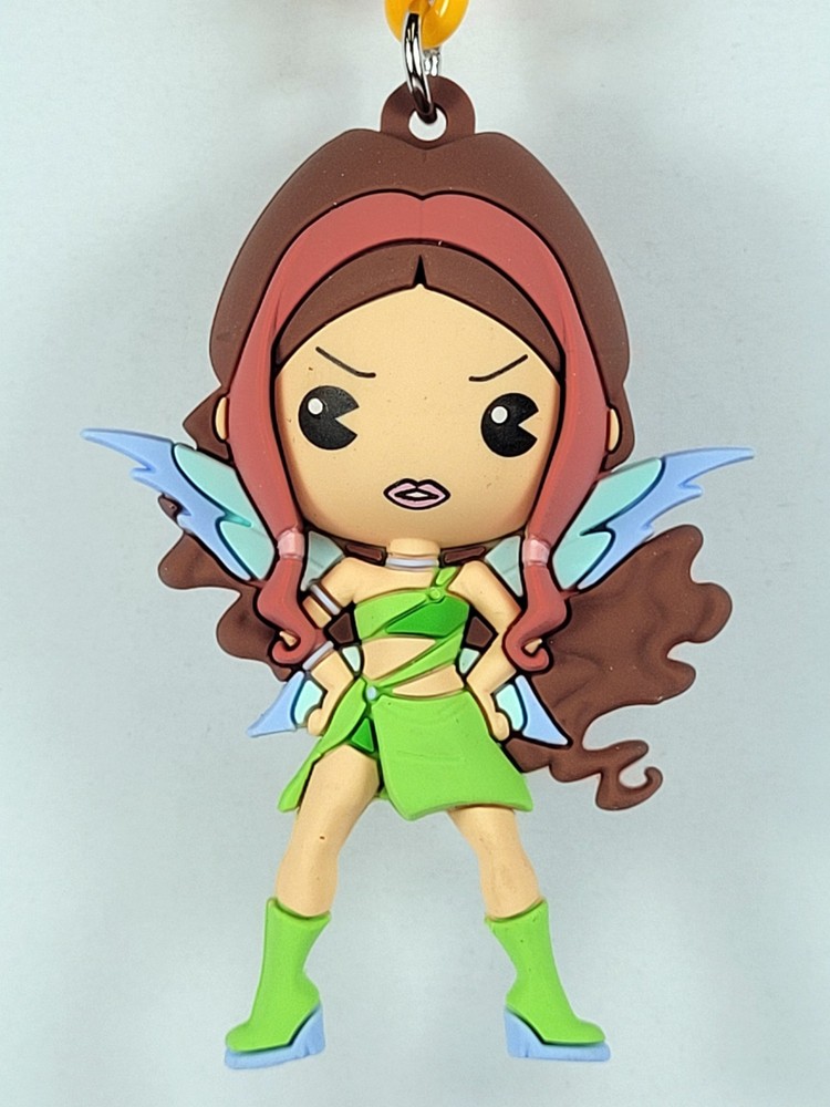 3D Foam Figural Key Chain Monogram Blind Bag Clip Anime Winx Club Series 1 Aisha