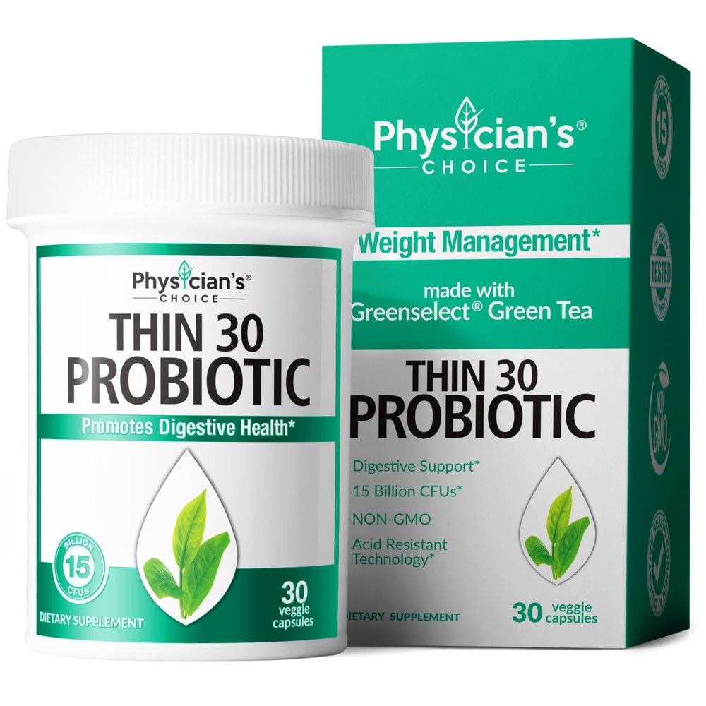 Physician's Choice Probiotics for Weight Loss Capsules 15 Billion CFU - 30 Ct.