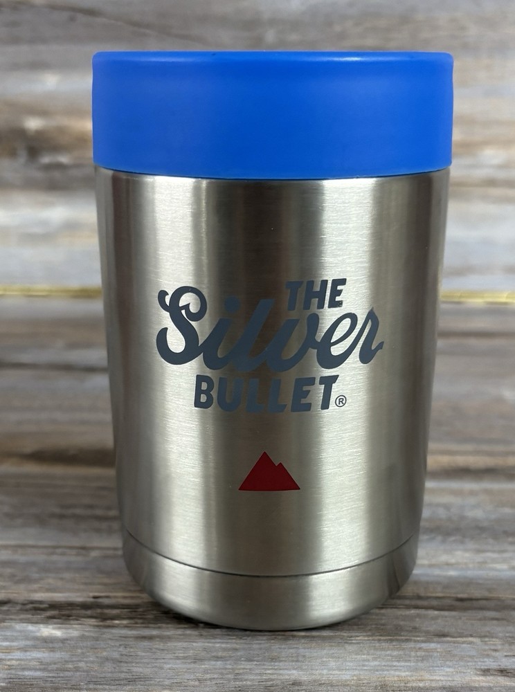 Coors Light Silver Stainless Steel Can Cooler Insulator for Thermal Protection