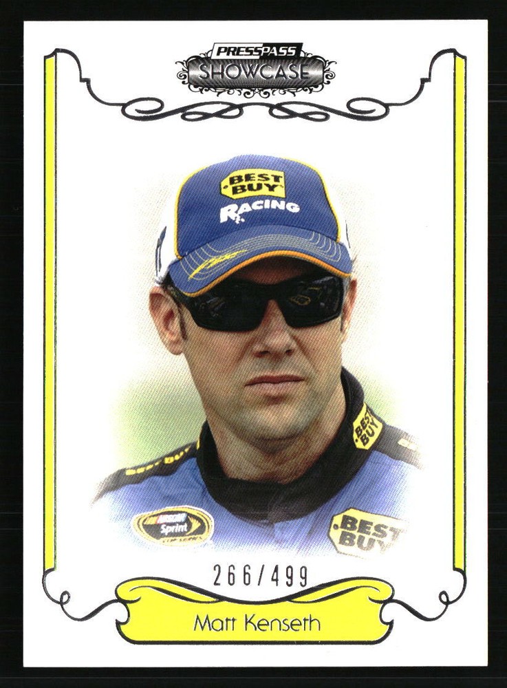 2012 Press Pass Showcase #15 Matt Kenseth Racing Card Limited to /499