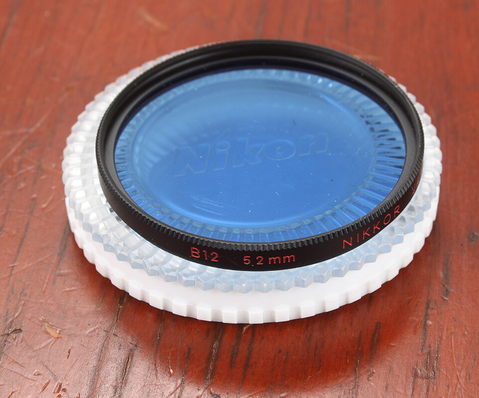 NIKON 52MM B12 BLUE FILTER/xxw/181899