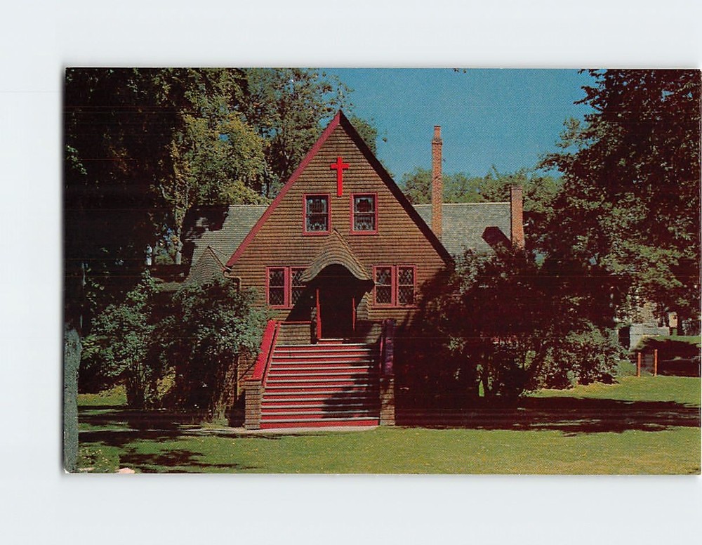 Postcard St. Peter's Episcopal Church Rockland Maine USA