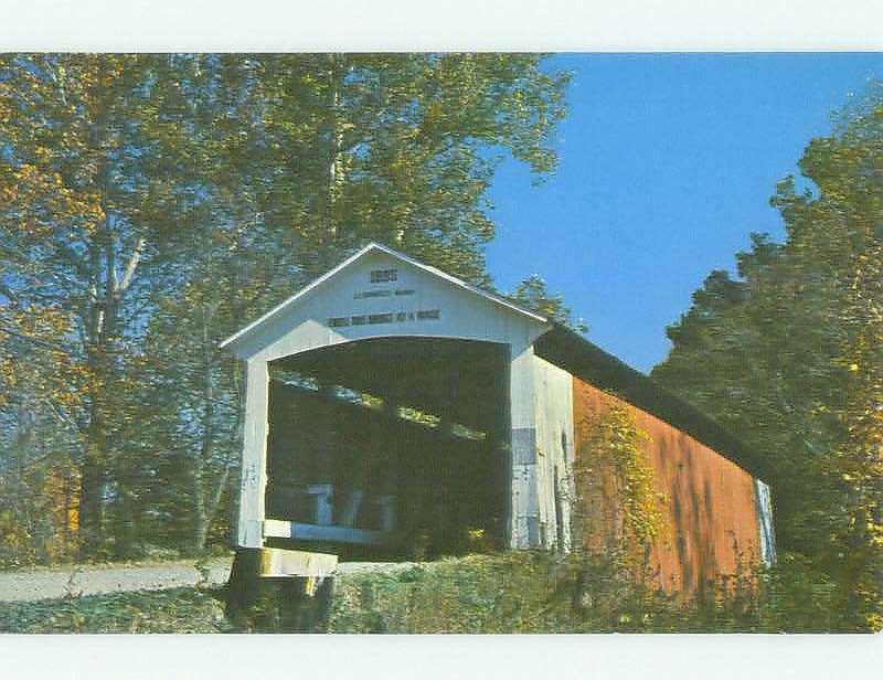 Unused Pre-1980 BRIDGE SCENE Rockville Indiana IN  HQ9094