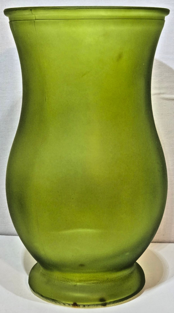 Vase, Green Ivy Frosted, 7