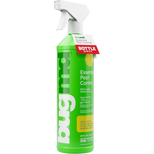 BugMD 32 oz Refillable Spray Bottle for Pest Control and Essential Oils