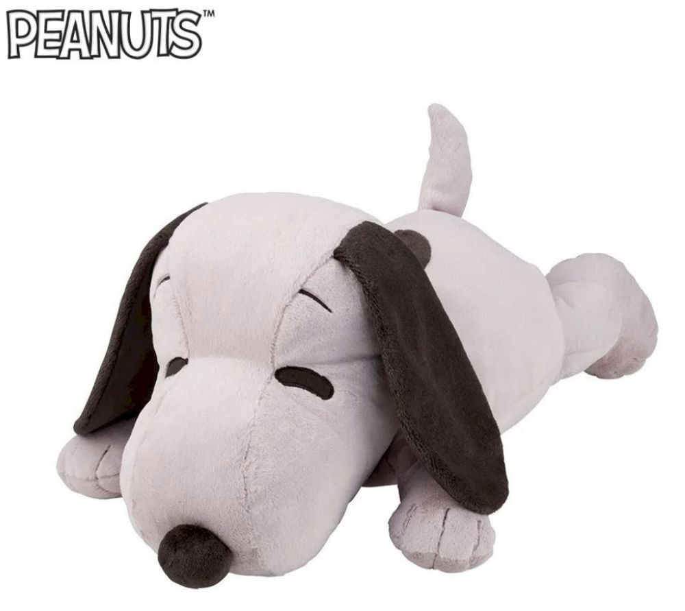 Peanuts Snoopy Giga Jumbo Lying Pose Plush Toy SEGA 30 inch Japan New in Gray