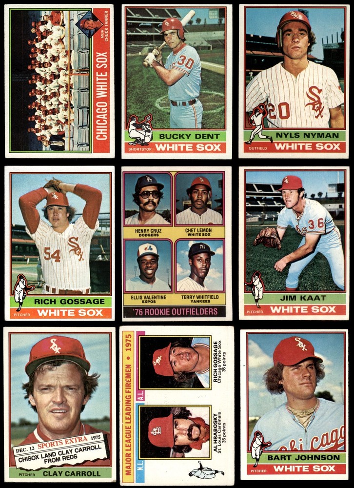 1976 Topps Chicago White Sox Team Set w/Traded 3.5 - VG+ 5739637