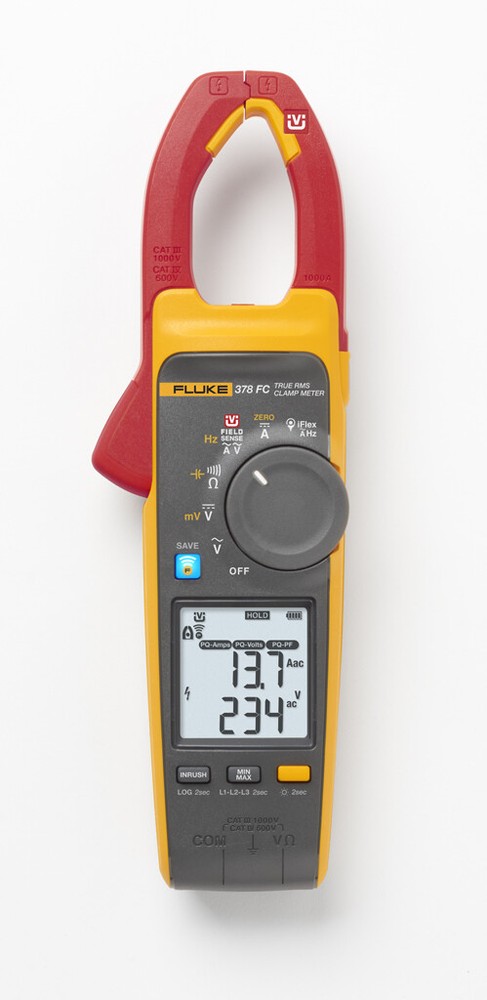 Fluke 378 FC Non-Contact Voltage True-RMS AC/DC Clamp Meter with iFlex