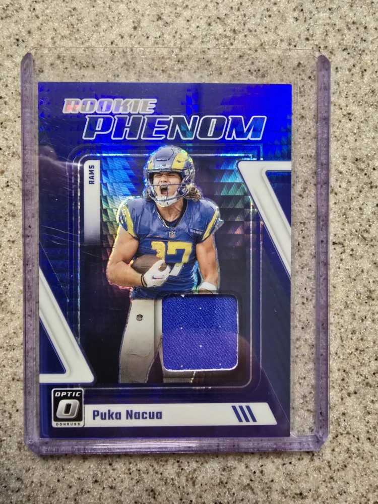 2023 Donruss Optic Puka Nacua Rookie Phenom Patch Prizm #RP-PN Rams